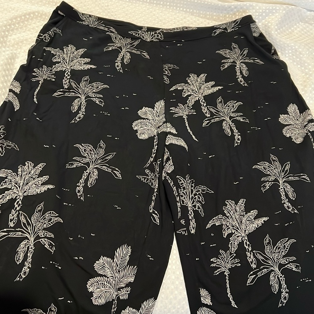 J.Jill pull on stretch wide leg culottes XL